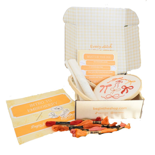 Begin embroidery box